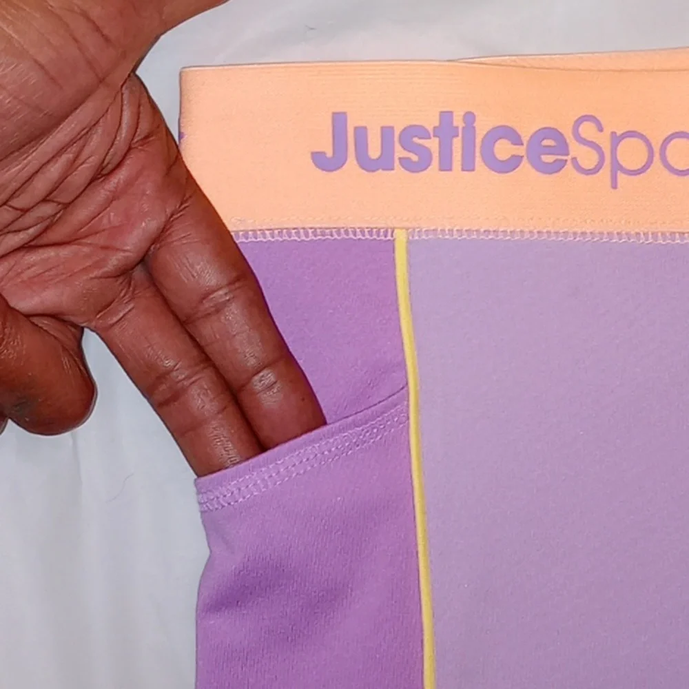 Justice Girl's Bike Shorts. Size XL (16/18).